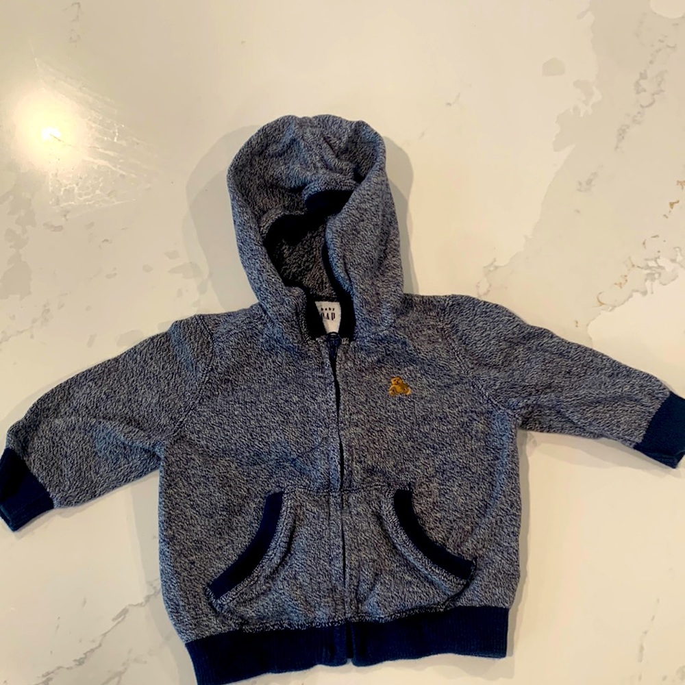 Baby Gap 3-6 month zip up hoodie
